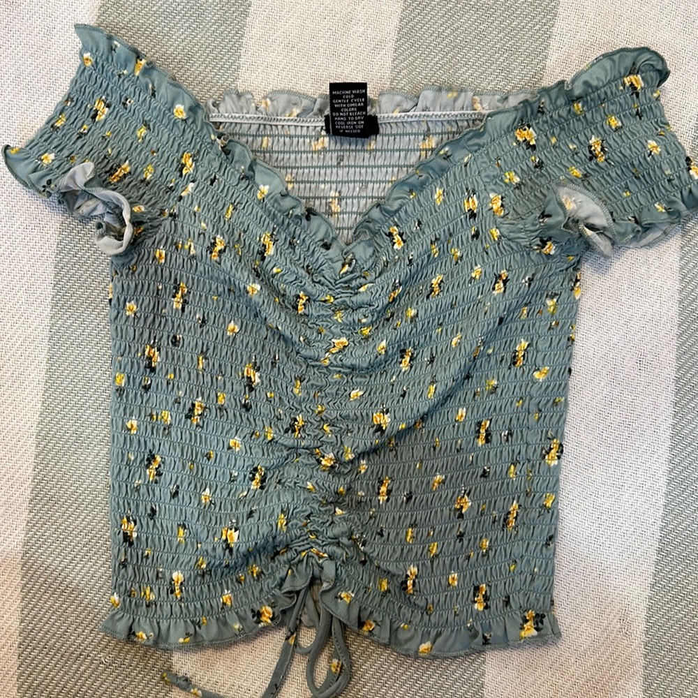 Floral crop top